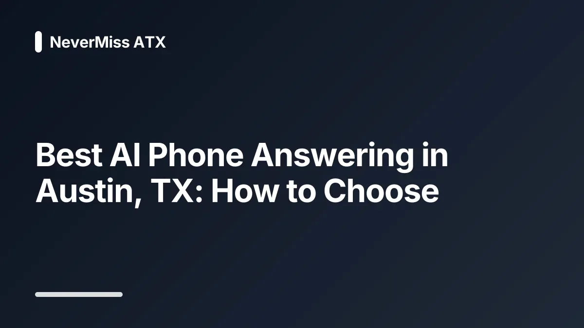 best ai phone answering austin tx