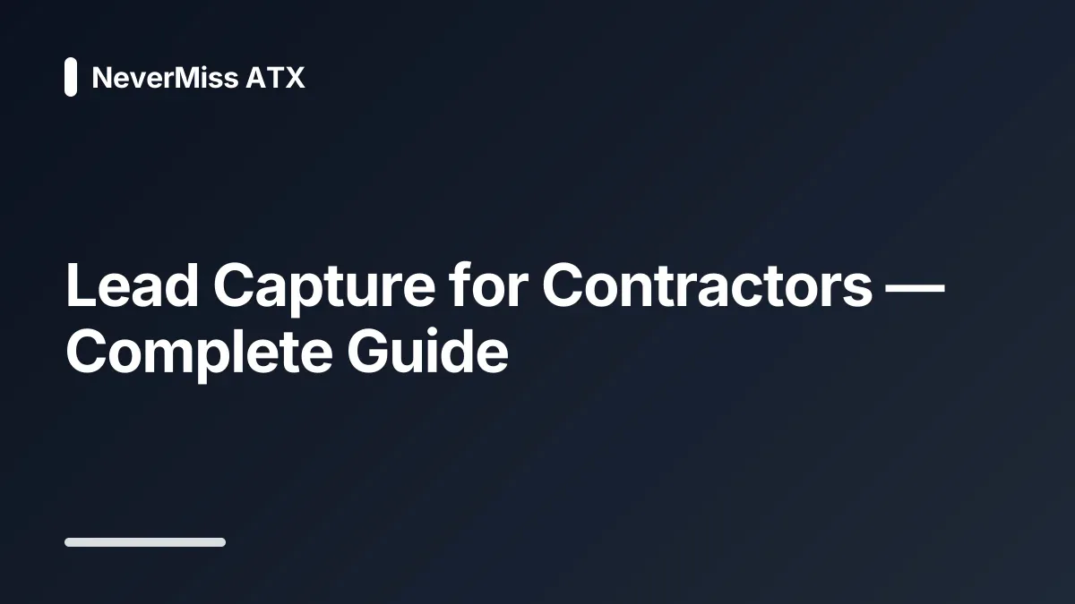 where contractor leads leak